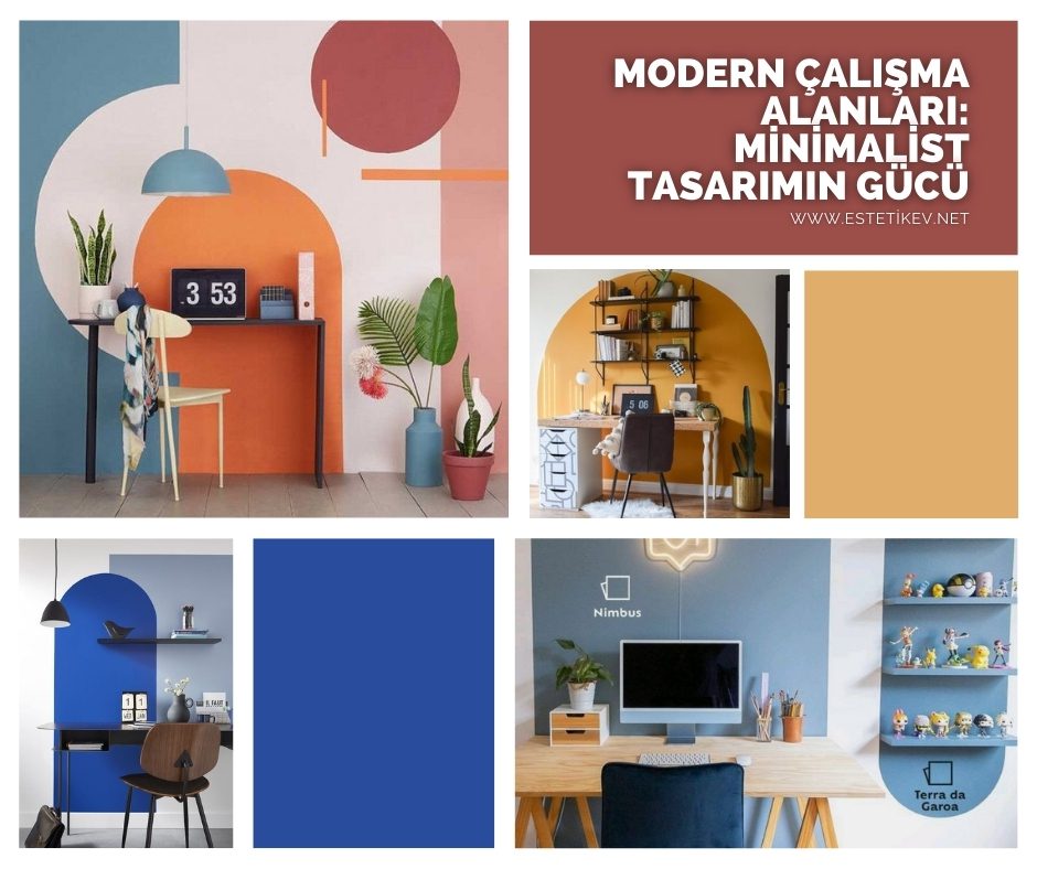 modern çalışma alanları: minimalist tasarımın gücü - 5 renk paleti i̇le modern calisma alanlari minimalist tasarimin gucu 6 | estetikev | 2024 | modern calisma alanlari minimalist tasarimin gucu 6